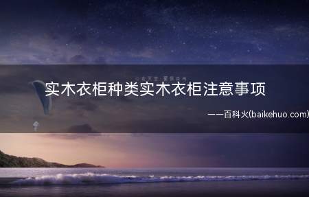 实木衣柜种类实木衣柜注意事项(实木家具衣柜种类)