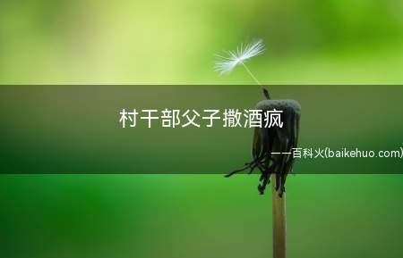 村干部父子撒酒疯 喝醉酒怎么解酒