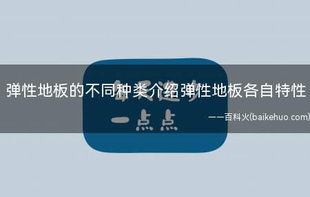 弹性地板的不同种类介绍弹性地板各自特性(弹性地板的特点及注意事项)