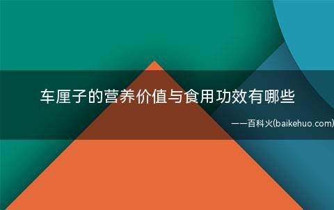 车厘子的营养价值与食用功效有哪些(常用车厘子的功效与作用)
