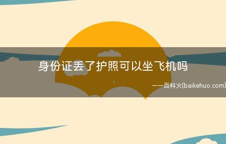 身份证丢了护照可以坐飞机吗(电子身份证能坐飞机吗使用手机微信或支付宝办理的临时乘机证明)