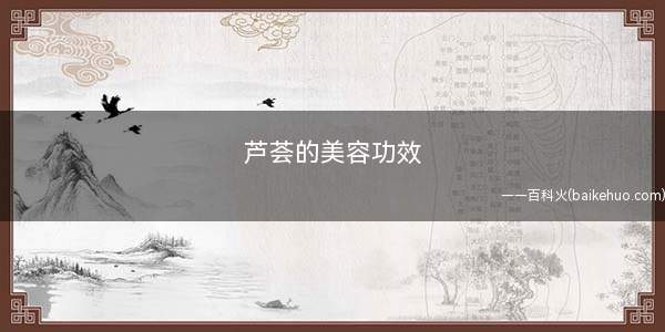 芦荟的美容功效