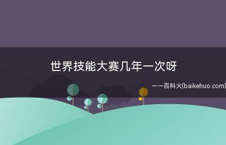 世界技能大赛几年一次呀(中国上海获得2022年第46届世界技能大赛举办权)