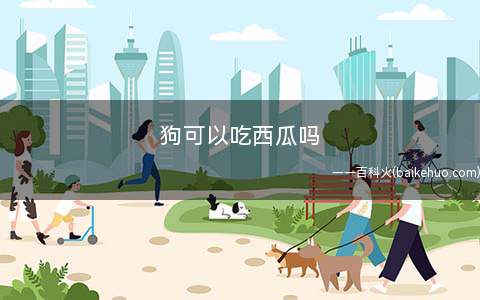 狗狗可以吃西瓜吗