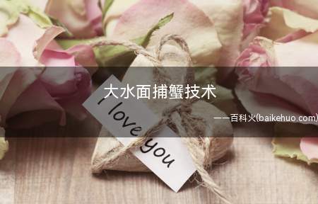大水面捕蟹技术