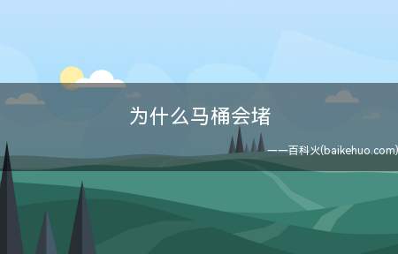 为什么马桶会堵