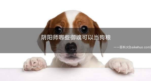 阴阳师哪些御魂可以当狗粮