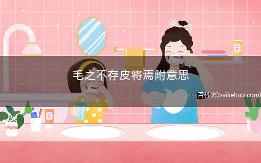 皮之不存毛将焉附的意思(皮之不存毛将焉附什么意思)