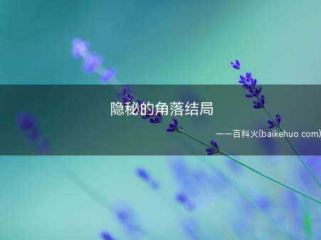 隐秘的角落结局(隐秘的角落结局是什么含意 结局真的是HE吗)