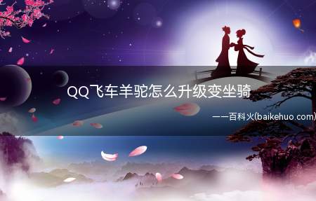QQ飞车羊驼怎么升级变坐骑(羊驼化身坐骑最先羊驼要到达30级;羊驼强化到加10时羊驼变成)