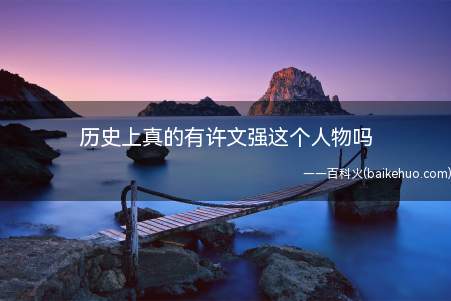 历史上真的有许文强这个人物吗(徐文强是《上海滩》中的一个人物)