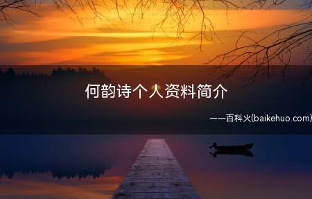 何韵诗个人资料简介(香港电影金像奖最佳女配角)