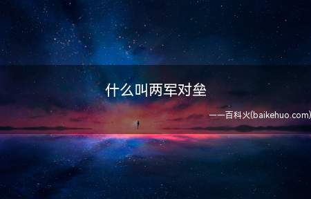 什么叫两军对垒(西夏武器装备制做十分精实,以夏国剑最知名,宋代被称作“天下第)