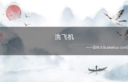 洗飞机(洗飞机通常是指一种飞机服务)