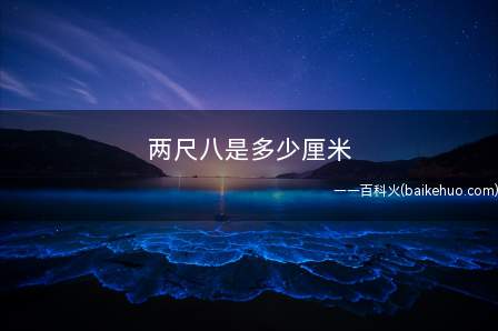 两尺八是多少厘米(2尺8等于93)