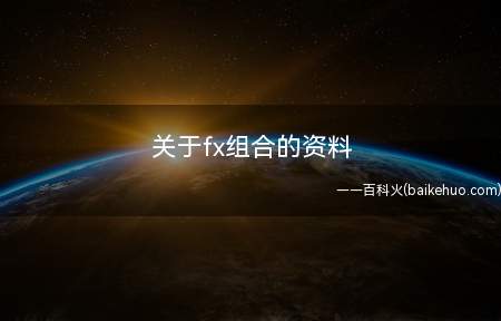关于fx组合的资料