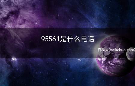 95561是什么电话