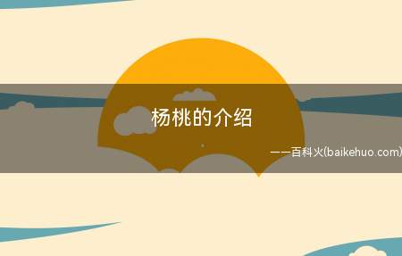 杨桃的介绍