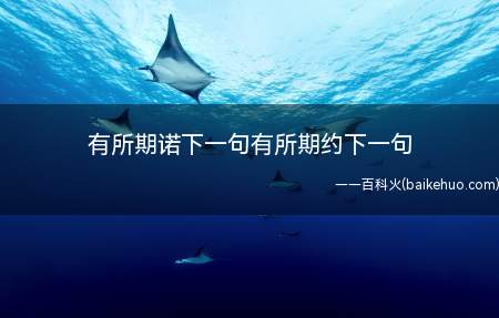 有所期诺下一句有所期约下一句
