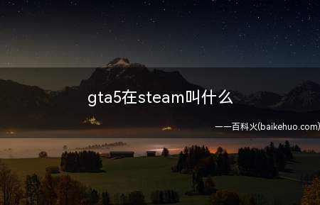 gta5在steam叫什么