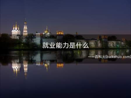 就业能力是什么