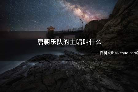 唐朝乐队的主唱叫什么