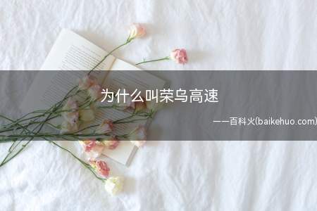 为什么叫荣乌高速