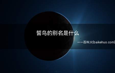 誓鸟的别名是什么
