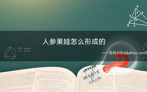 人参果娃怎么形成的
