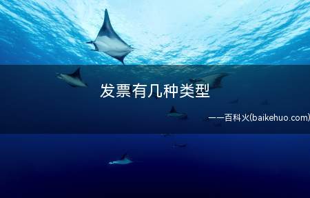 发票有几种类型