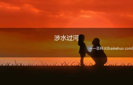 涉水过河是什么意思