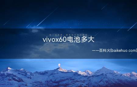 vivox60电池多大