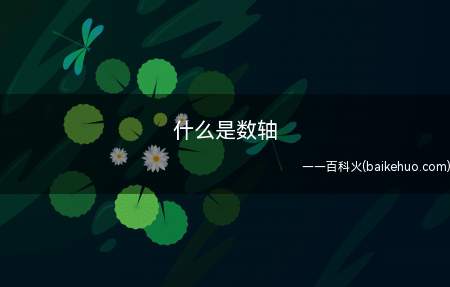 什么是数轴