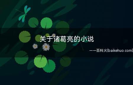 关于诸葛亮的小说