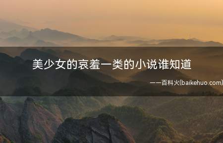 美少女的哀羞一类的小说谁知道