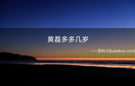 黄磊多多几岁