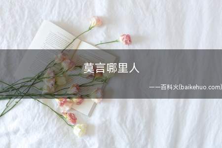 莫言哪里人
