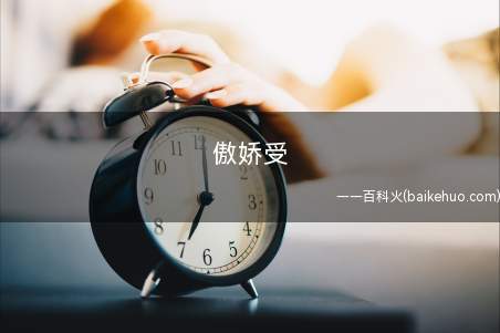 傲娇受是什么意思