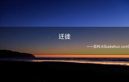 迁徙是什么意思
