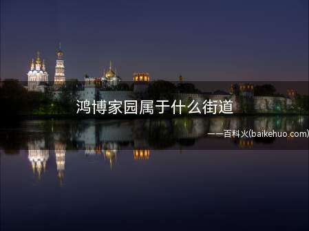 鸿博家园属于什么街道