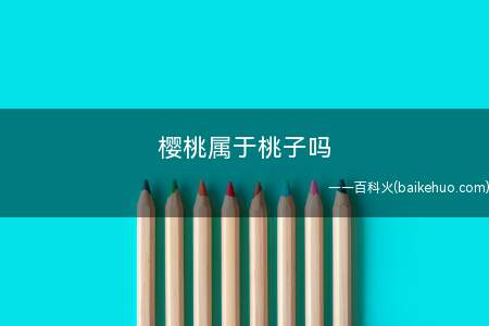 樱桃属于桃子吗