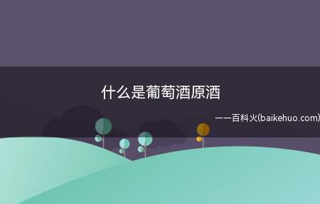什么是葡萄酒原酒
