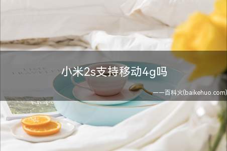 小米2s支持移动4g吗
