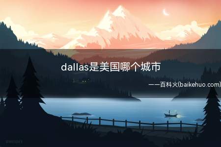 dallas是美国哪个城市