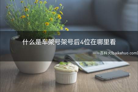 什么是车架号架号后4位在哪里看(车架号(VIN)是英语VehicleIdentificati)