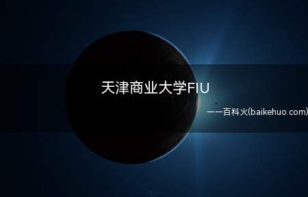 天津商业大学FIU(天津商业大学协作学院现阶段关键担负)