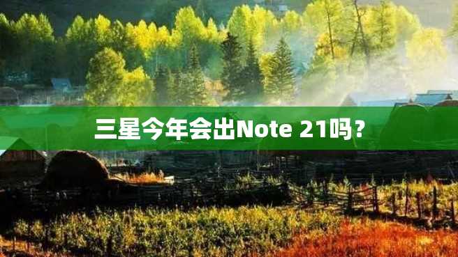 三星今年会出Note 21吗? 三星今年会出Note 21吗?