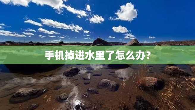 手机掉进水里了怎么办? 手机掉进水里了怎么办?