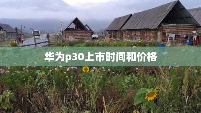 华为p30上市时间和价格