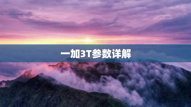 一加3T参数详解 一加3T参数详解